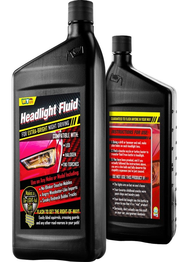 Witty Yeti Headlight Fluid Car Gag Gift Makes Hilarious Fun of Automobile Inept Pals. Hysterical Hit for Secret Santa & White Elephant Parties! Give Your Friend a Funny Car Prank Product - Image 1